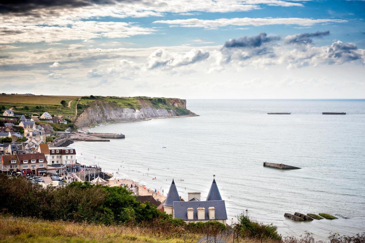 Les Volets Bleus - Duplex Proche Plage Et Centre Arromanches-les-Bains Exterior foto